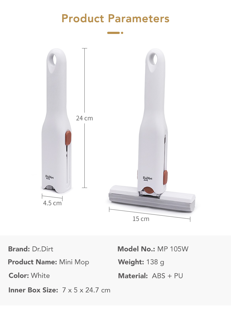 Dr.Dirt Mini Mop - Cleanic Cleaning Equipment